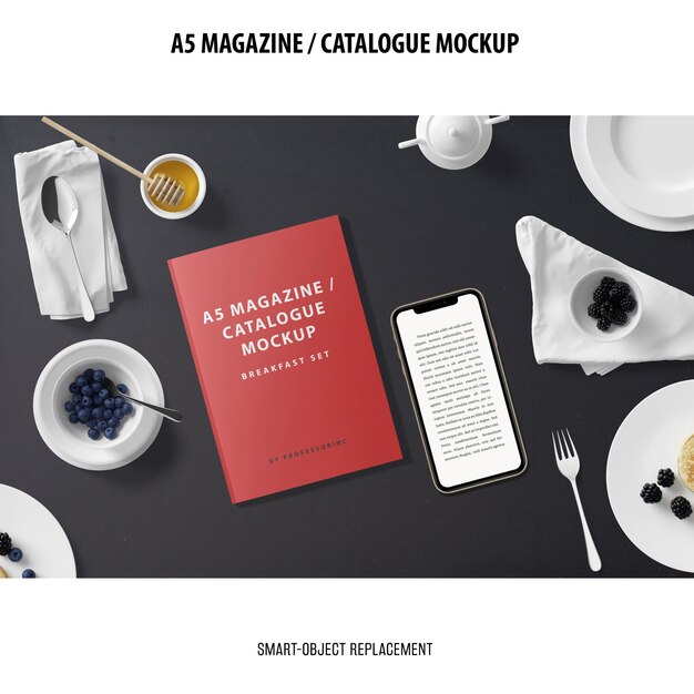 Mockup catalogo rivista