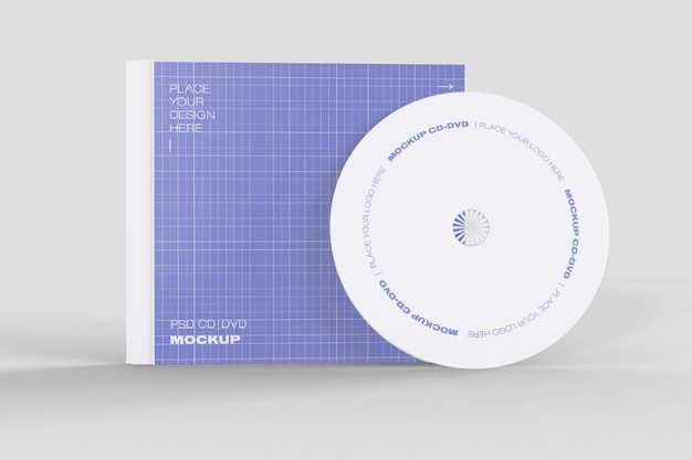 Mockup di CD e case