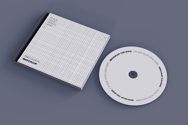 Mockup di CD e case