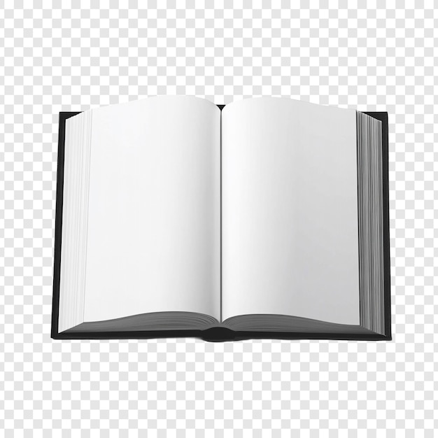 Mockup di libro aperto vuoto Un libro aperto puro pronto per il tuo disegno
