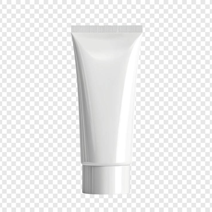 PSD gratuito mockup di tubo cosmetico bianco vuoto perfetto per la presentazione di prodotti per la cura della pelle o la bellezza
