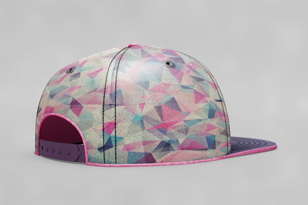 PSD gratuito mockup de gorra de béisbol femenina