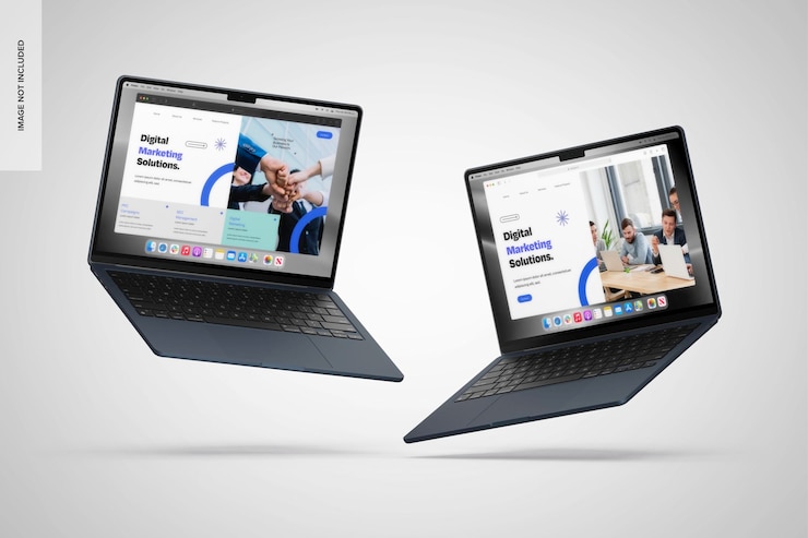 Mockup de la MacBook