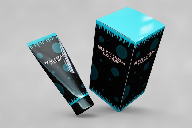 Mockup de producto de belleza