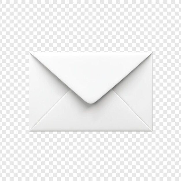 Mockup de sobre blanco Correspondencia de correo en blanco