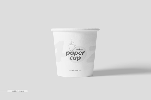 Mockup voor papieren koffiekopjes Premium Psd
