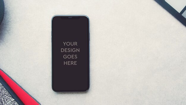 Mockup voor telefoonweergave