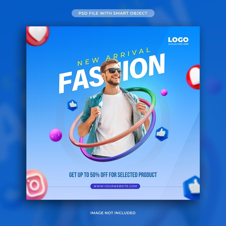 Gratis PSD mode verkoop sociale media instagram postsjabloon