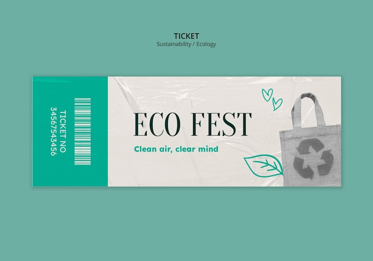 PSD gratuito modello del concetto di ecologia