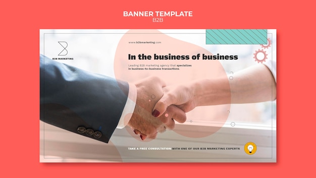 Modello di banner business to business