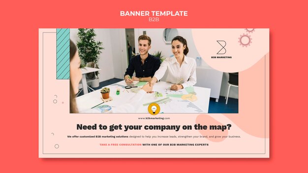 Modello di banner business to business