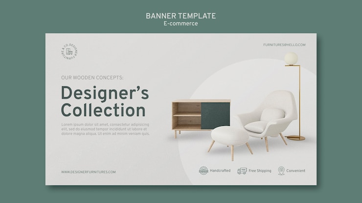 PSD gratuito modello di banner di commercio elettronico