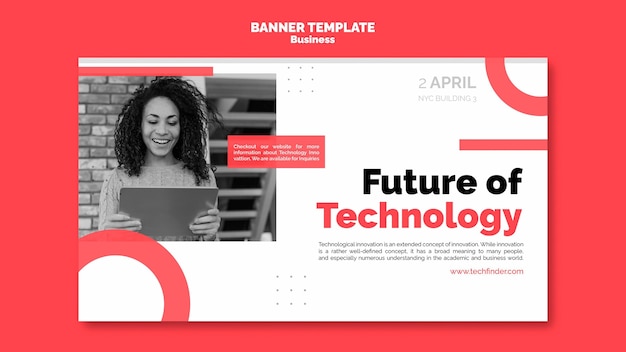 Modello di banner di innovazione aziendale