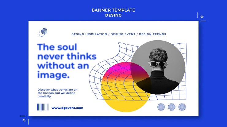 PSD gratuito modello di banner per eventi di design