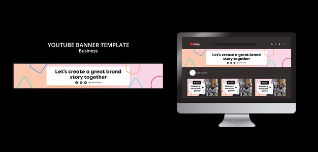 Modello di business design piatto