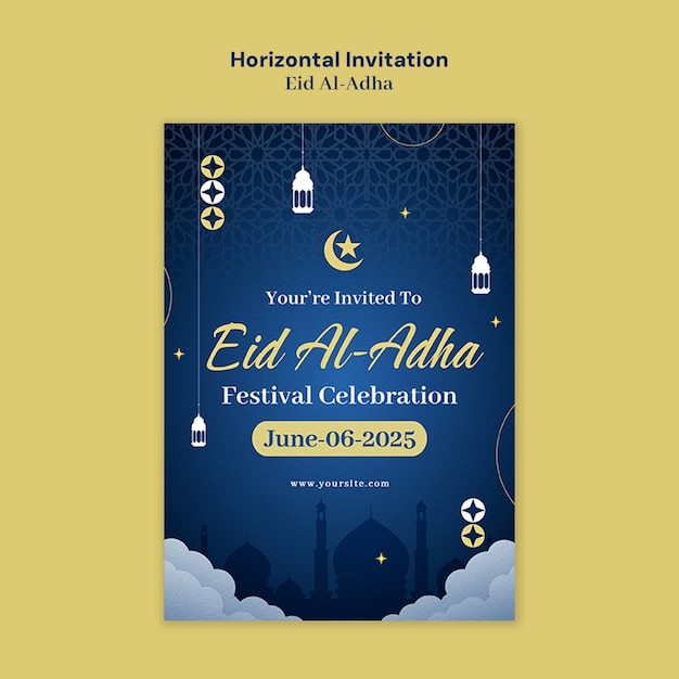 Modello di celebrazione dell'Eid al-adha