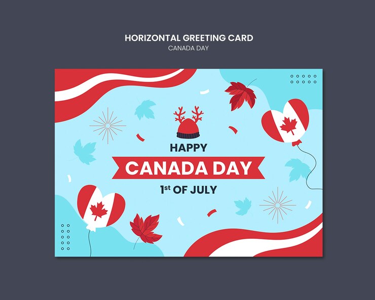 PSD gratuito modello di celebrazione della giornata del canada