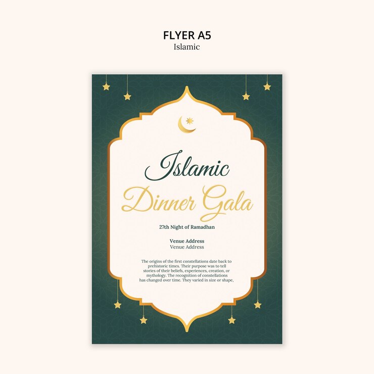 PSD gratuito modello di celebrazione festiva islamica