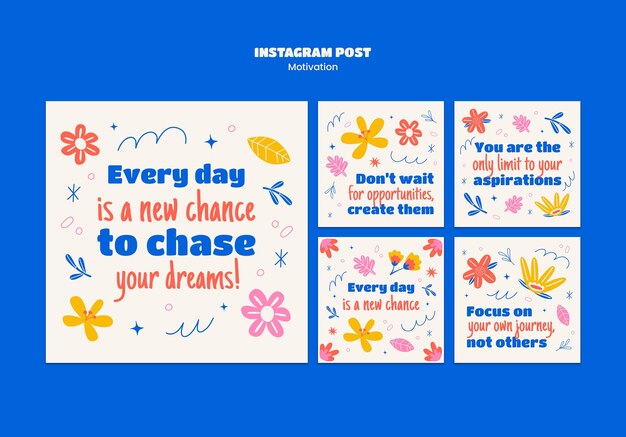 Modello di citazioni motivazionali creative