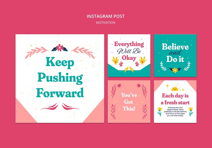 PSD gratuito modello di citazioni motivazionali creative