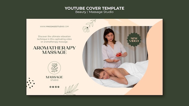 modello di copertina di bellezza youtube