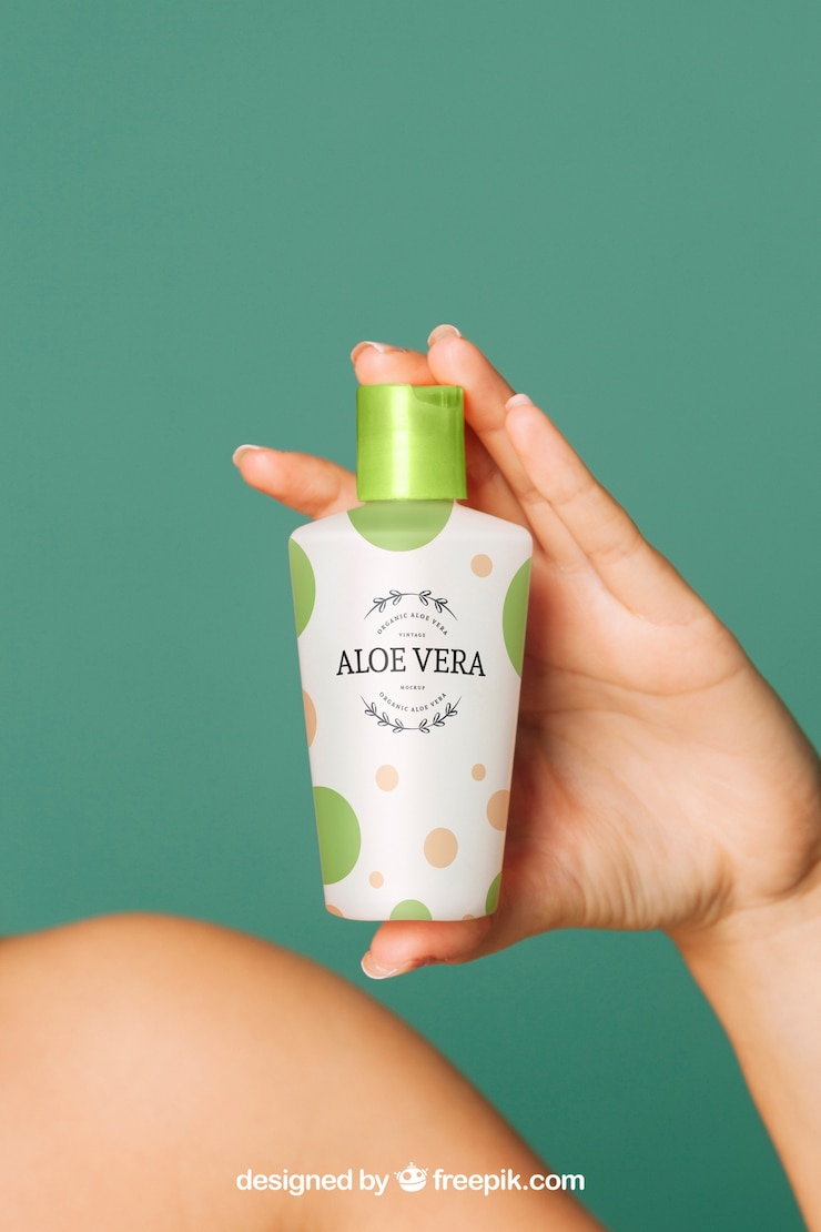 PSD gratuito modello di crema cosmetica