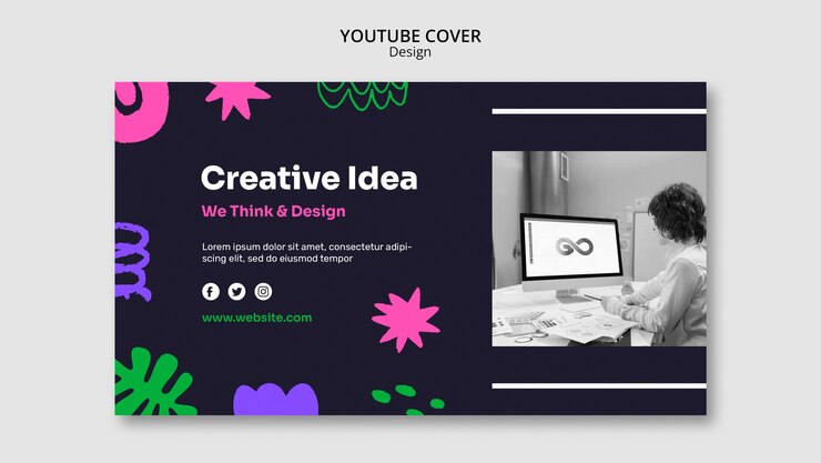 PSD gratuito modello di design creativo