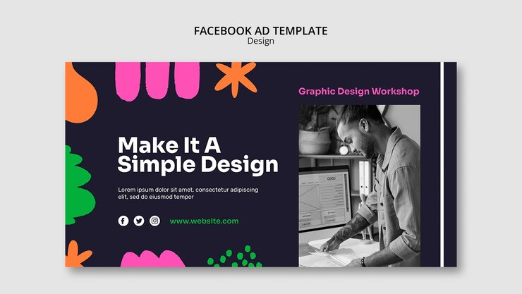 PSD gratuito modello di design creativo