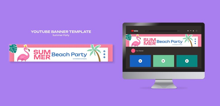 PSD gratuito modello di design per feste estive
