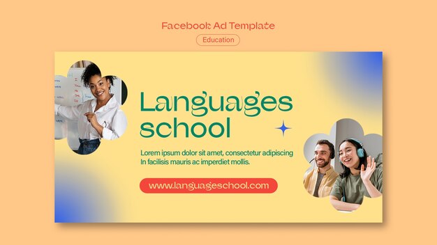Modello di facebook del concetto di educazione