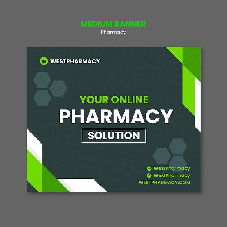 PSD gratuito modello di farmacia professionale