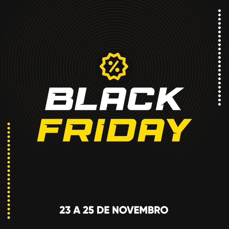 PSD gratuito modello di feed del black friday