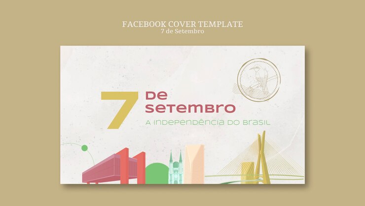 PSD gratuito modello di giorno dell'indipendenza del brasile design piatto