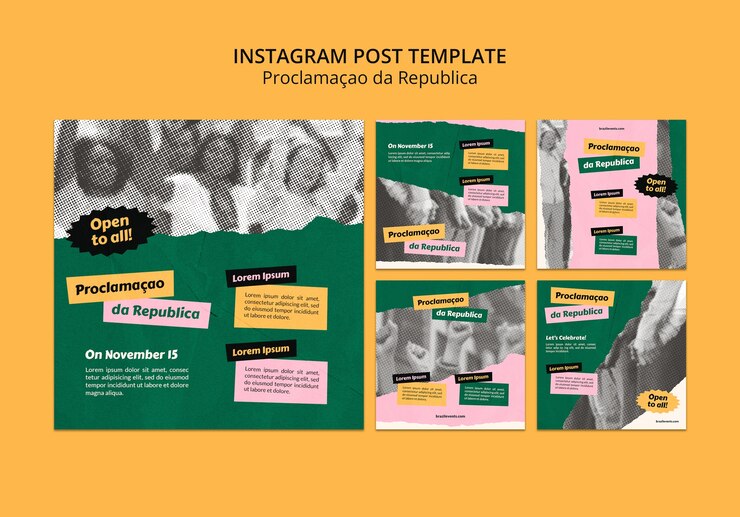 PSD gratuito modello di giorno dell'indipendenza del brasile design piatto