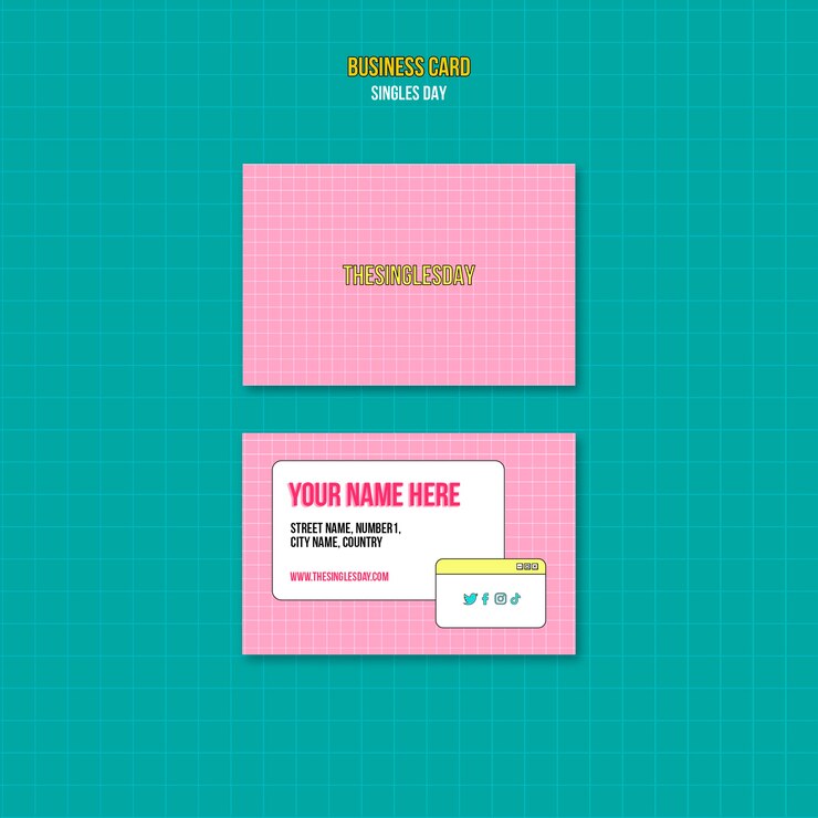 PSD gratuito modello di giorno per single dal design piatto