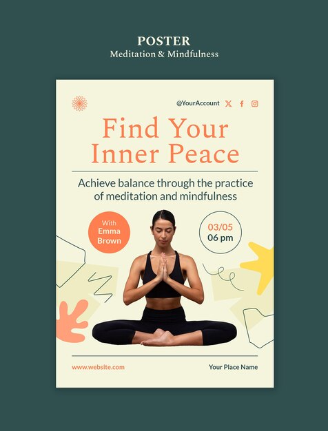 Modello di meditazione e consapevolezza