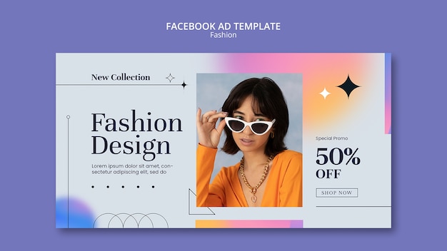 Modello di moda design piatto