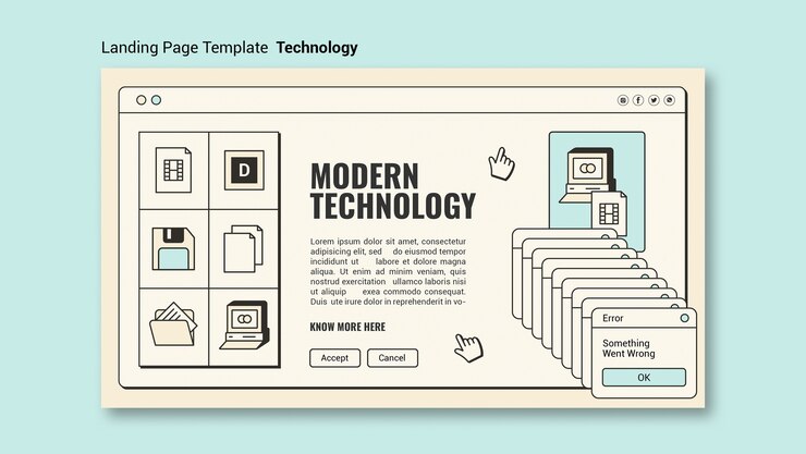 PSD gratuito modello di pagina di destinazione business design piatto