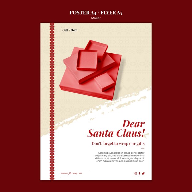Modello di progettazione del manifesto postale