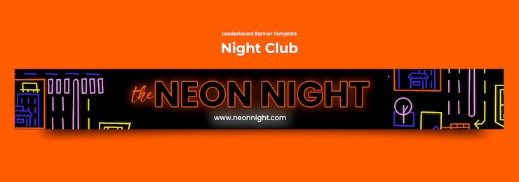 PSD gratuito modello di progettazione del night club