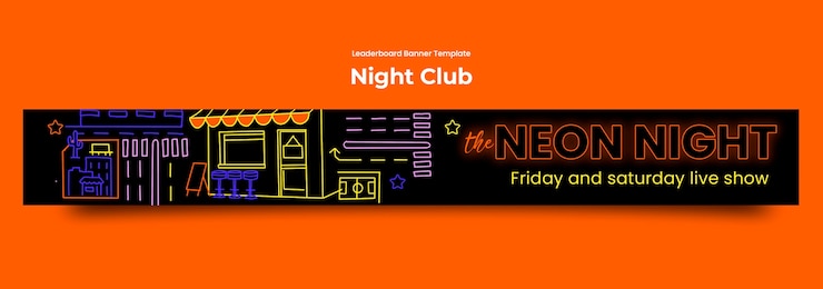 PSD gratuito modello di progettazione del night club