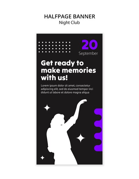 Modello di progettazione del night club