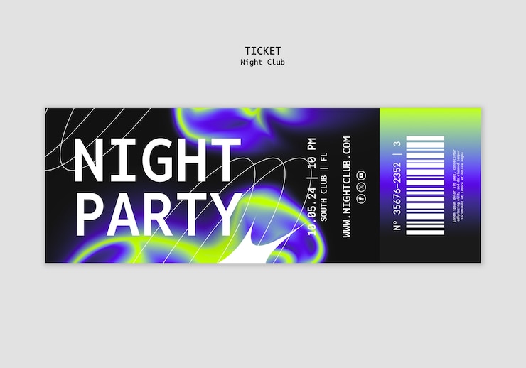 PSD gratuito modello di progettazione del night club