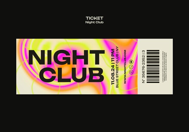 Modello di progettazione del night club