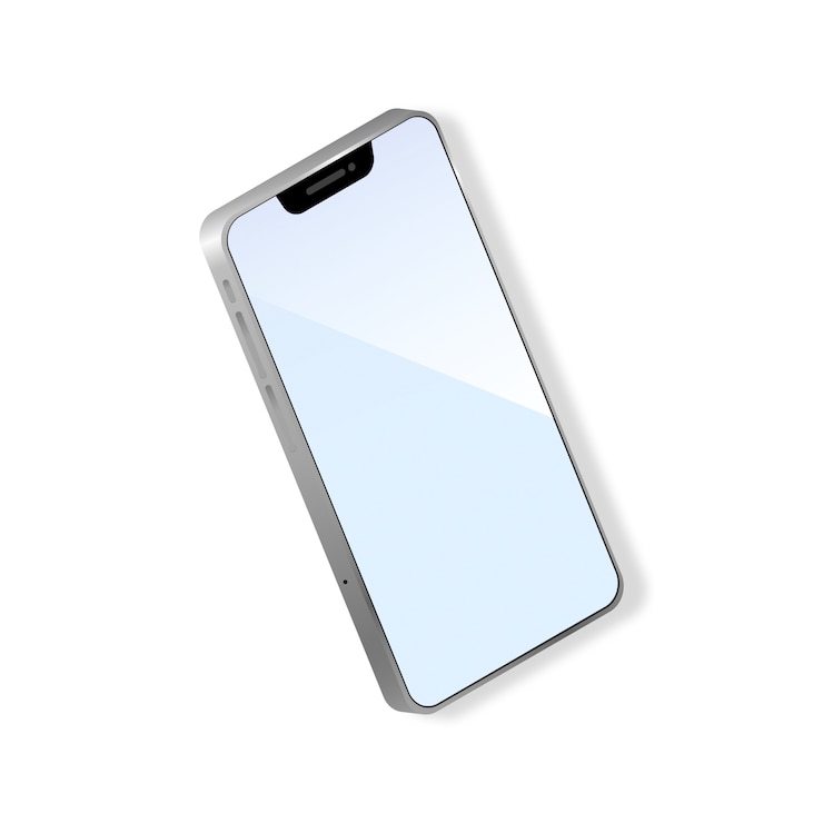PSD gratuito modello di smartphone 3d