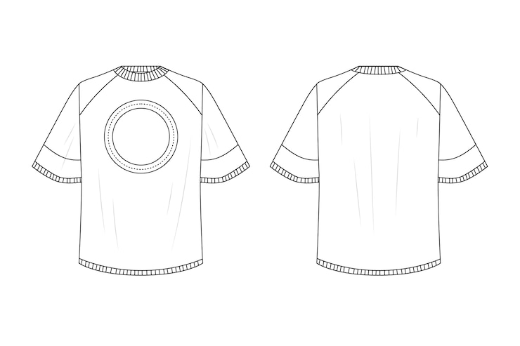 PSD gratuito modello di t-shirt isolato