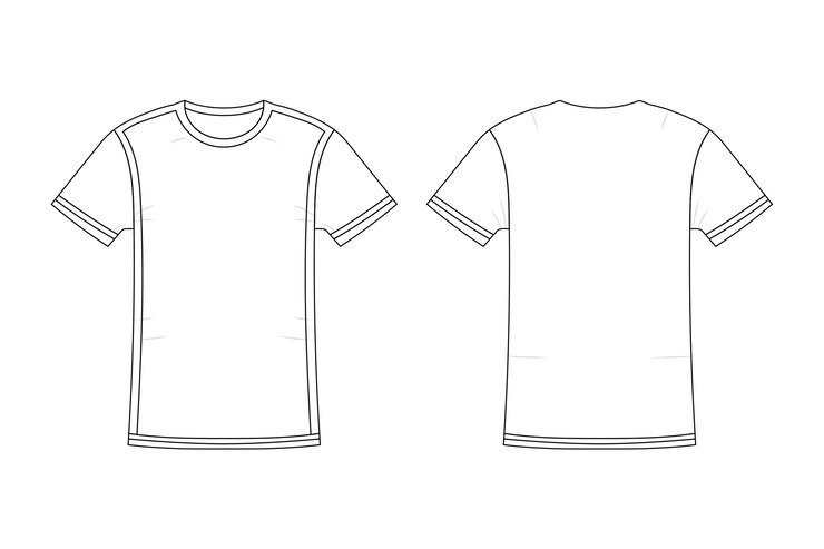 PSD gratuito modello di t-shirt isolato