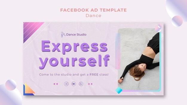 Modello facebook lezioni di danza geometrica