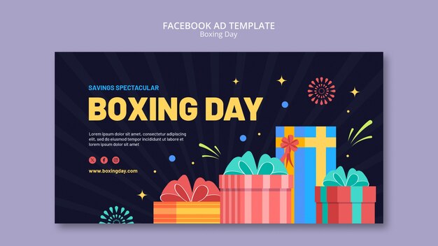 Modello Facebook per la celebrazione del giorno di Santo Stefano