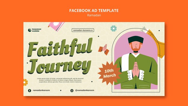 Modello Facebook per la celebrazione del Ramadan